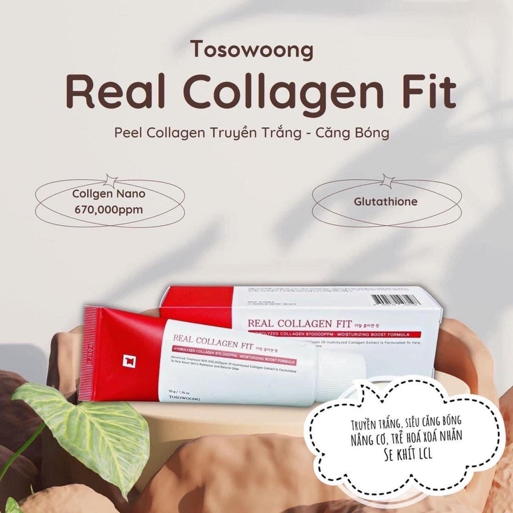 TOSOWOONG REAL COLLAGEN FIT CREAM PACK 50g K-BEAUTY